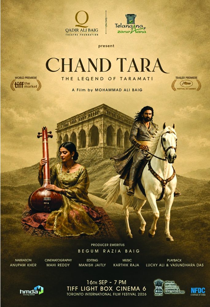 Film poster for Chand Tara: The Legend of Taramati, world premiere at TIFF Lightbox Cinema 6, September 16